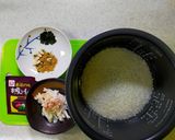 松茸の味お吸い物で毛ガニの炊き込みご飯作り方2写真
