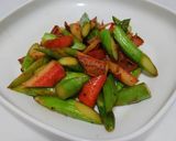 簡単！副菜♪アスパラのおかかバター炒め♪作り方5写真