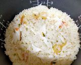 松茸の味お吸い物で毛ガニの炊き込みご飯作り方6写真
