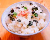松茸の味お吸い物で毛ガニの炊き込みご飯作り方7写真