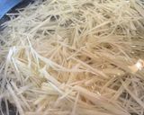 すき焼きのたれと生姜で生姜の佃煮作り方2写真