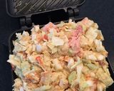 ホットサンドメーカーで生おからお好み焼き作り方2写真