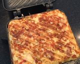 ホットサンドメーカーで生おからお好み焼き作り方4写真