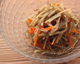 オキスの乾燥野菜を使ったきんぴらごぼう作り方5写真