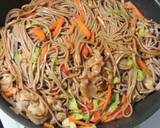 時短簡単☆日本蕎麦の焼きそばピリ辛中華風作り方14写真