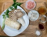 絶品！スダチ香る☆キノコのすまし汁作り方1写真