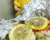 リカちゃん♡爽やかソースチキン包み焼き*作り方26写真
