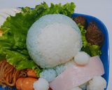 すやすや☆お昼寝 ドラえもん キャラ弁作り方3写真