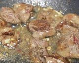 鶏レバーのガーリックバター焼き作り方5写真