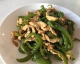 ピーマンと鶏胸肉のチンジャオロース風作り方3写真