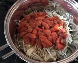 えのきとたらこ煮作り方1写真