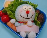 すやすや☆お昼寝 ドラえもん キャラ弁作り方6写真