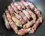 新生姜の豚ロース巻き作り方4写真