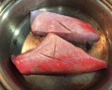 キンメの切身の煮もの作り方2写真