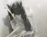 クッキングシートを簡単に型に作り方2写真