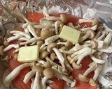 鮭のホイル蒸し　フライパンでおまとめ！作り方4写真