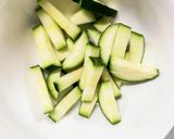 レンジもやしズッキーニスタミナ甘辛野菜炒作り方5写真