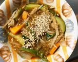 レンジもやしズッキーニスタミナ甘辛野菜炒作り方15写真