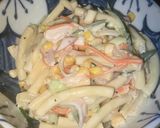 甘めマカロニサラダ〜お好み焼き定食にぜひ作り方4写真