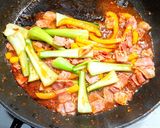 ベーコンとチンゲン菜にパプリカの中華炒め作り方4写真