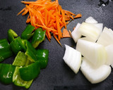 簡単！鶏野菜のかんたん黒酢炒め作り方2写真
