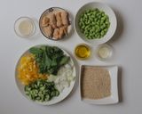 まるでカフェ♡枝豆とキヌアの爽やかタブレ作り方1写真