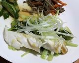 タラと青梗菜の中華風蒸し作り方5写真