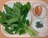 ベジ♪モロヘイヤの塩昆布あえ作り方1写真