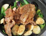 豚バラ肉と茄子の味噌炒め☆＋夏野菜で美味作り方7写真