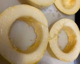 金糸瓜の酢の物/七尾市学校給食作り方1写真
