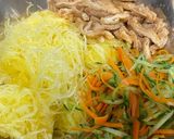金糸瓜の酢の物/七尾市学校給食作り方6写真