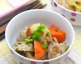 レンコンと鶏肉の梅煮作り方4写真