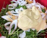 豆苗とちくわのサラダ作り方4写真