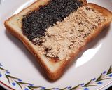 黒ゴマきな粉とあんこのトースト作り方5写真