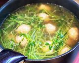 子供絶賛つみれと豆苗のスープがおいしい♪作り方4写真