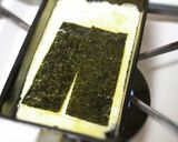 卵焼きバリエ、のりチーズ卵焼き作り方2写真