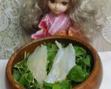 リカちゃん♡白身魚とミニハーブのサラダ☙作り方3写真