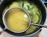キュウリの味噌汁作り方6写真