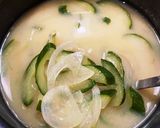 キュウリの味噌汁作り方7写真