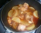 鶏肉と大根の韓国風ピリカラ煮☆にんにく風味☆作り方6写真