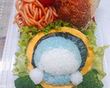 通り抜けフープ♪ドラえもん キャラ弁作り方6写真