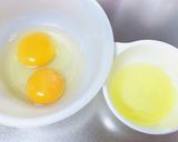 カニと卵白のふわとろ あんかけチャーハン作り方2写真