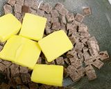 チョコとパイン〜2種類のセミフレッド作り方4写真