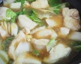 煮るのは8分！胸肉と白菜のおろし煮♪作り方4写真
