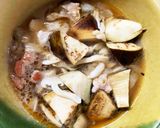 豚こまピリ辛梅ポン炒め味和風麻婆豆腐茄子作り方14写真