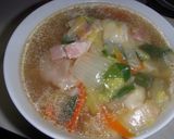 野菜たっぷりワンタンスープ作り方10写真