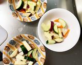 根菜酢醤油炒め味温野菜サラダ作り方5写真