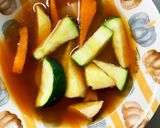根菜酢醤油炒め味温野菜サラダ作り方12写真