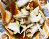 根菜酢醤油炒め味温野菜サラダ作り方13写真