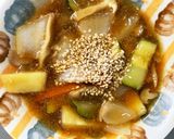 根菜酢醤油炒め味温野菜サラダ作り方18写真